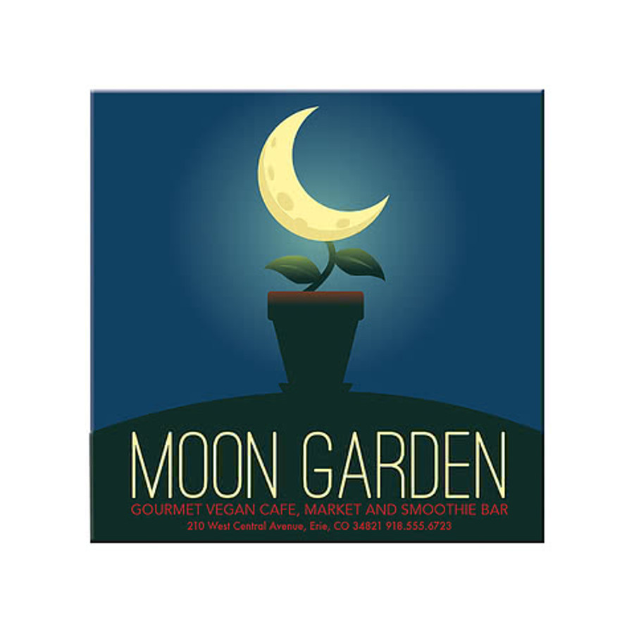 Full Color 3" x 3" Square Magnet in White