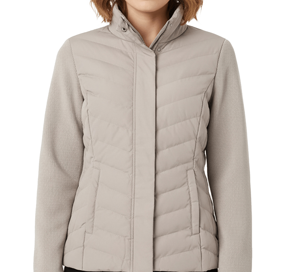 Weatherproof Women’s Mixed Media Chevron Soft Shell Jacket-default