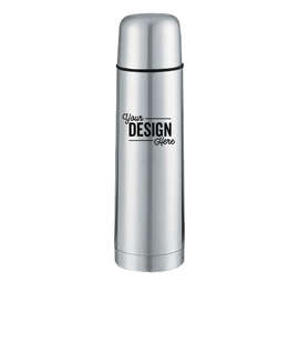 17 oz. Vacuum Bottle with Leak-Proof Cap - Color: Stainless Steel
