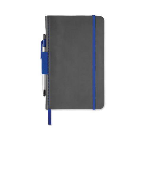 Chester Journal Soft Cover Notebook with Pen in Blue