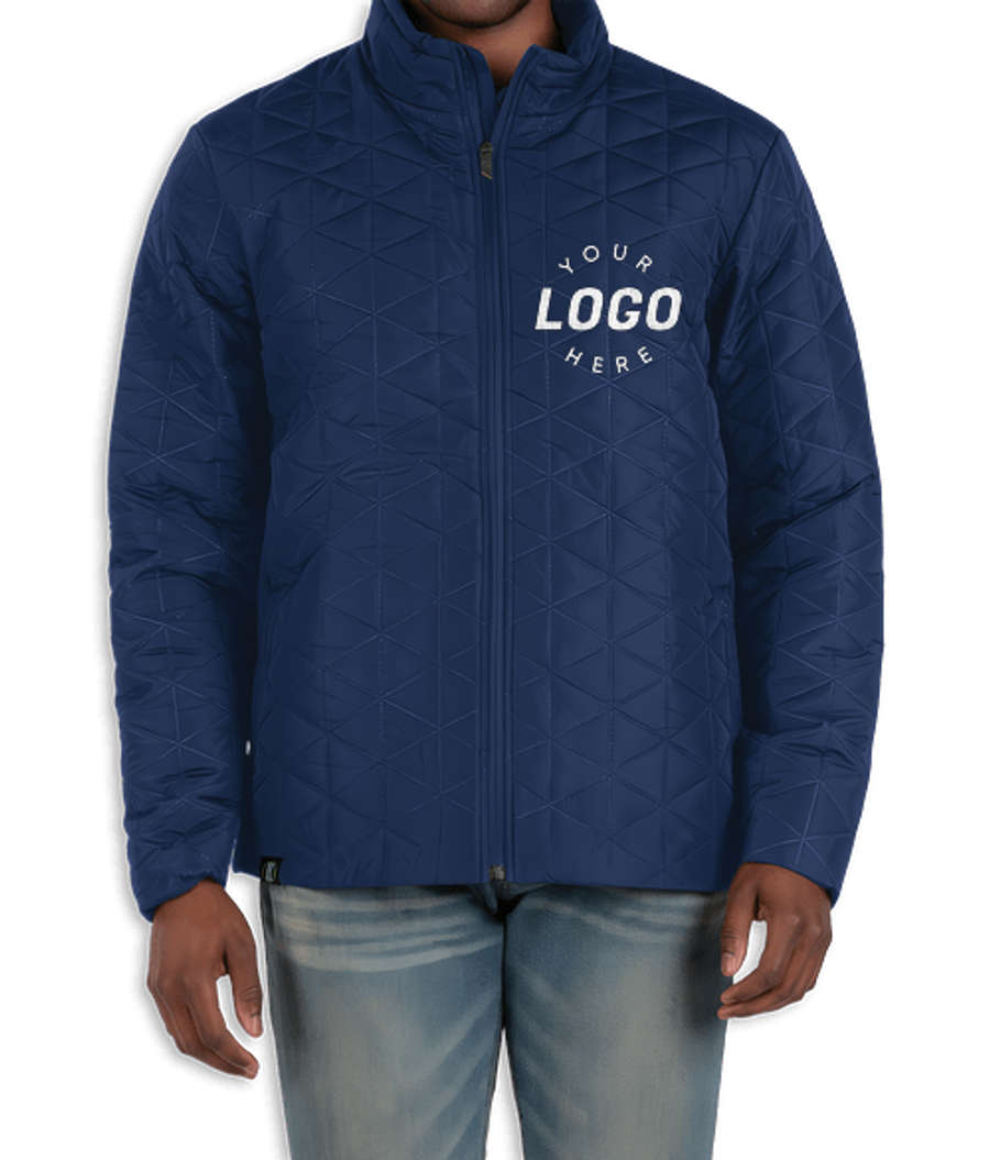 Holloway Repreve Recycled Quilted Insulated Jacket in Navy
