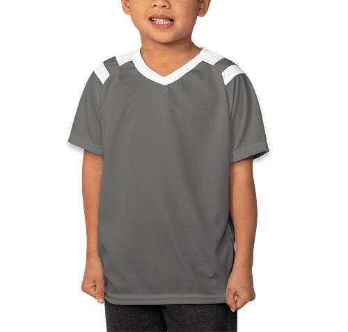 High Five Youth Sheffield Performance Jersey in Graphite / White