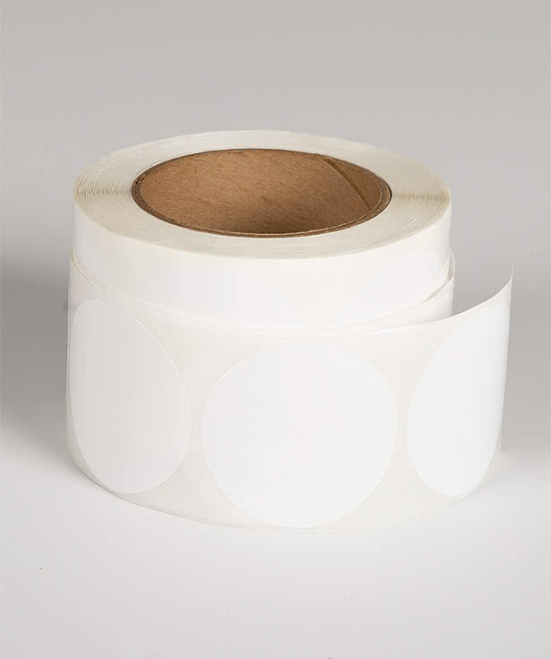Full Color 2.5" Circle Roll Labels (Roll of 500)