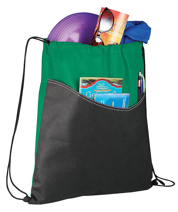 Rivers Non-Woven Drawstring Bag