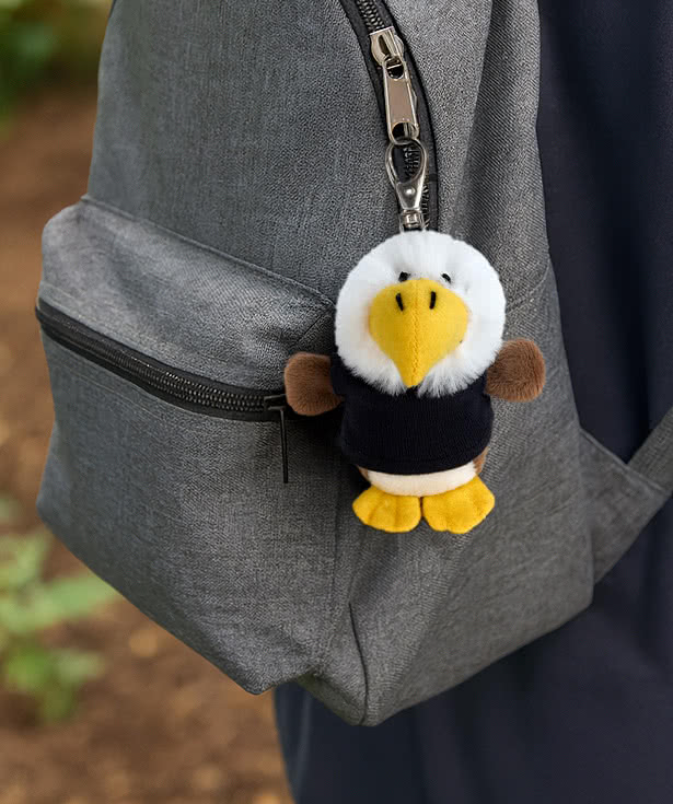 Full Color Wild Bunch 4" Eagle Plush Animal Keychain