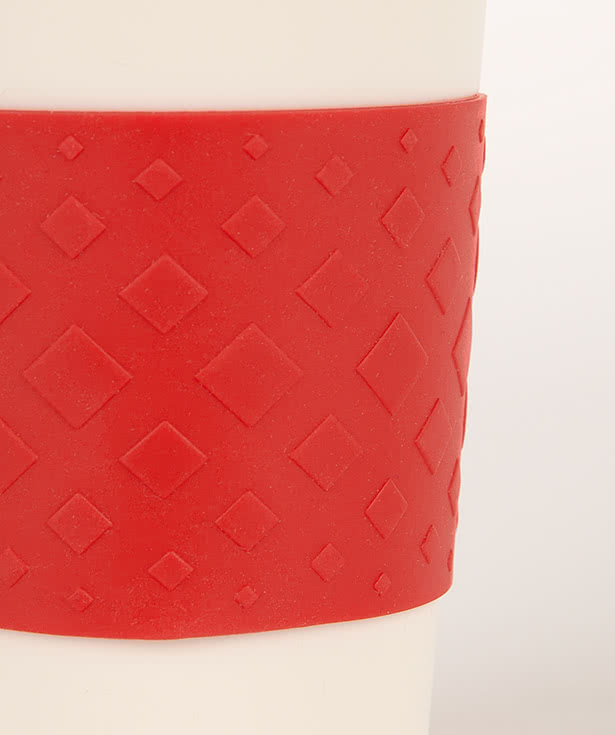 16 oz. Rubber Grip To Go Coffee Cup