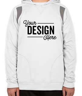Team 365 Contrast Performance Pullover Hoodie