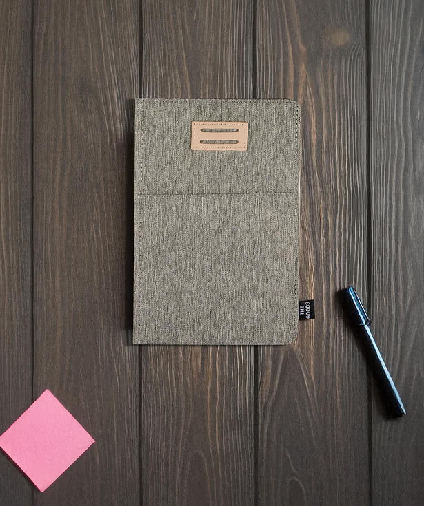 The Goods Recycled Hard Cover Refillable Notebook