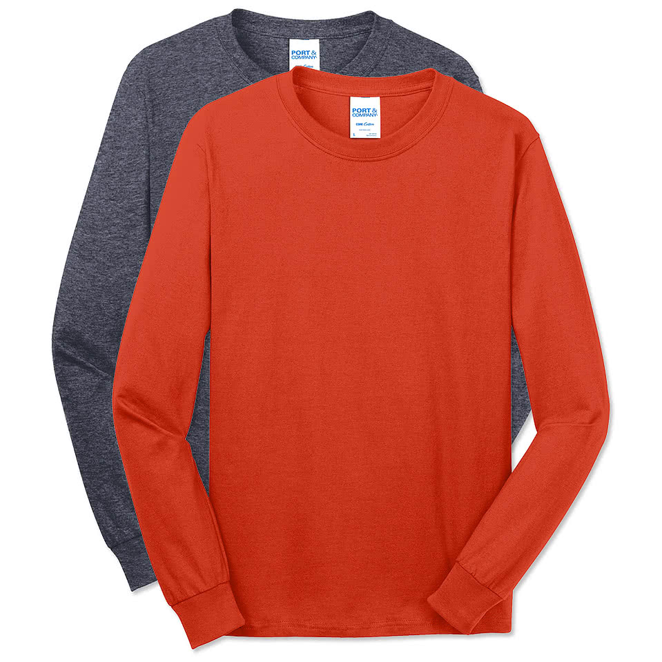 Port & Company Core Cotton Long Sleeve T-shirt