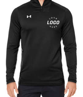 Under Armour Command Performance Quarter Zip Sweatshirt - Color: Black / White