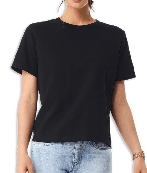 Bella + Canvas Women's Drop Shoulder Heavyweight T-shirt in Vintage Black