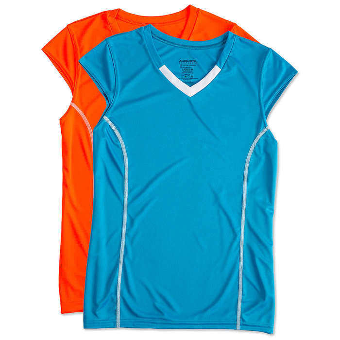 Augusta Women's Contrast V-Neck Volleyball Jersey