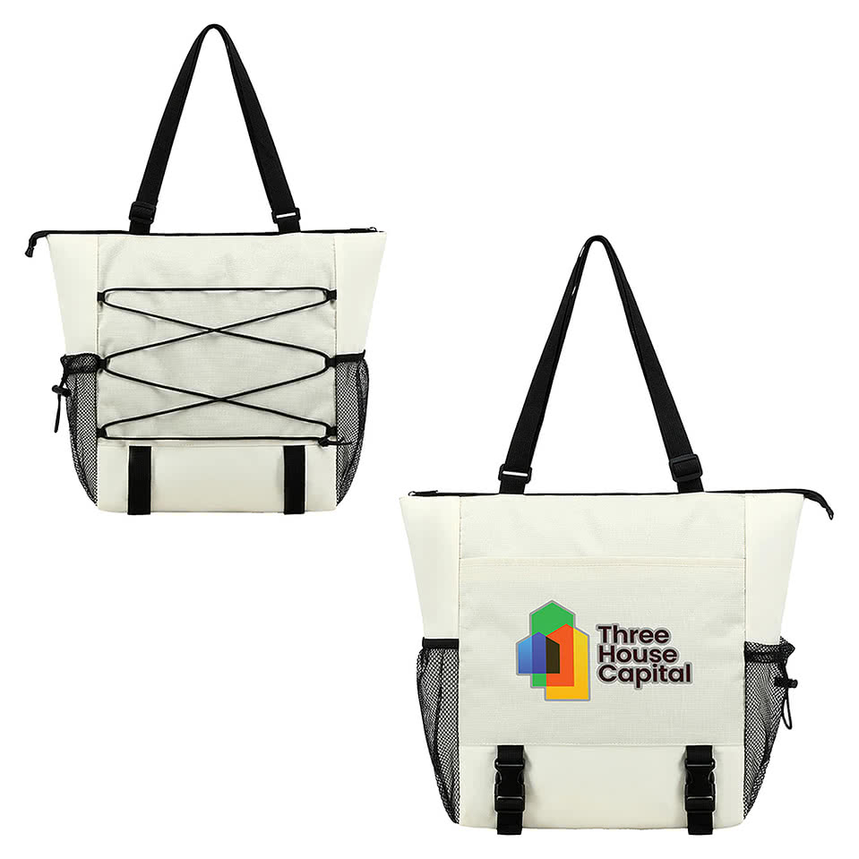 Halsted Ripstop and Washed Nylon Zippered Tote Bag