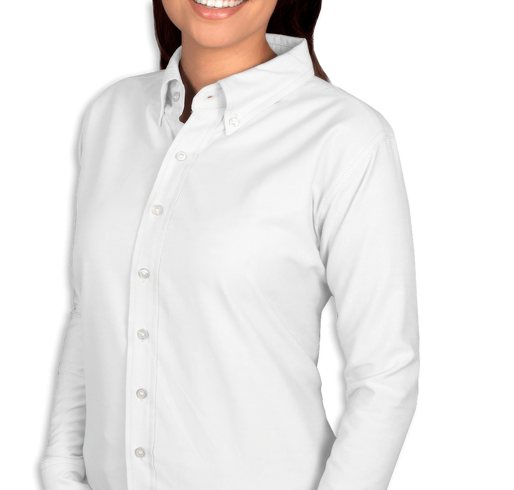 Blue Generation Women's Oxford Dress Shirt-default