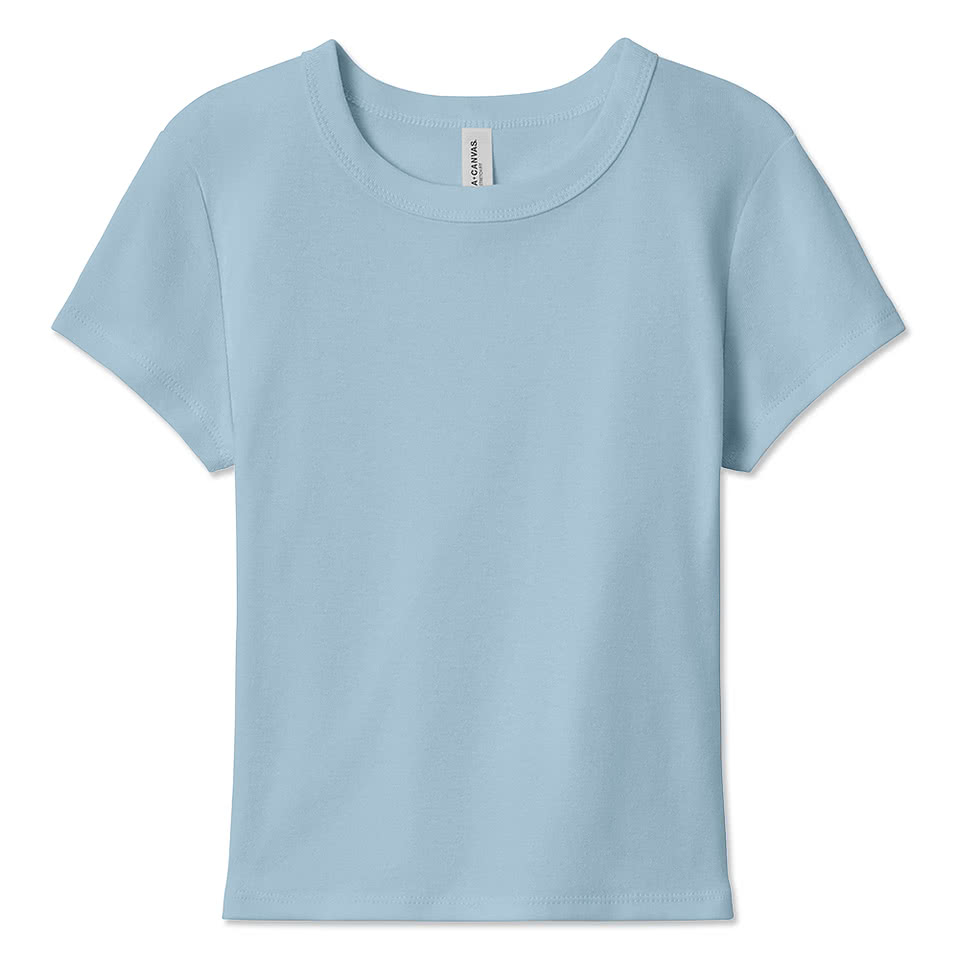 Bella + Canvas Women's Micro Rib Cropped T-shirt
