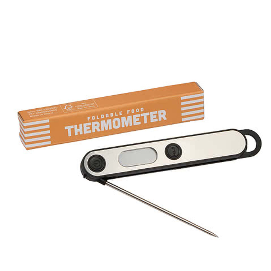 Kitchi Foldable Food Thermometer in Steel