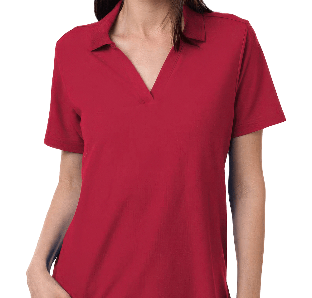 Core 365 Women's Resolve Recycled UPF 40+ Performance Pique Polo - Embroidered-default