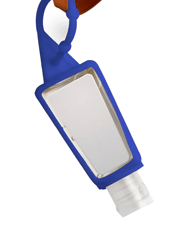 Full Color 1 oz. Gel Hand Sanitizer with Silicone Carabiner