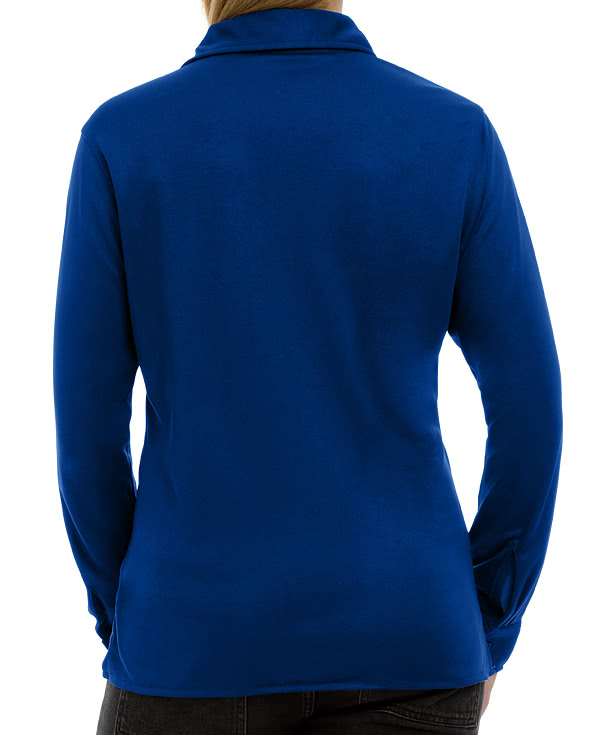 Blue Generation Women's BLU-X-DRI Stretch Long Sleeve Woven Shirt