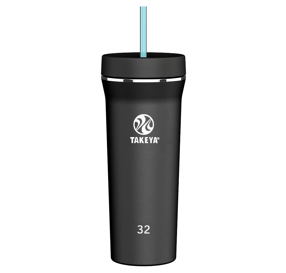 Takeya Laser Engraved 32 oz. Stainless Steel Insulated Tumbler with Straw-default