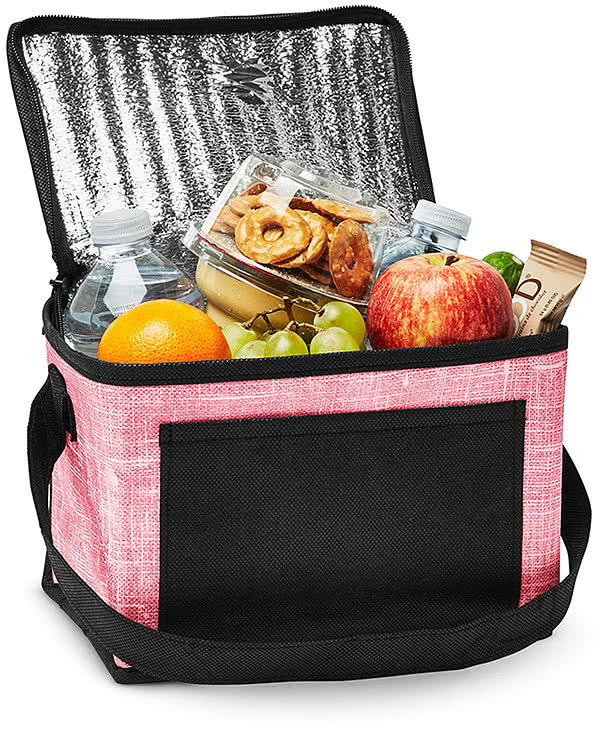 Denim Pattern Non-Woven 6 Can Cooler