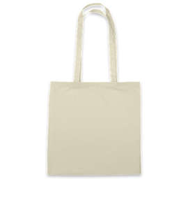 Promotional Lightweight 100% Cotton Tote Bag - Color: Natural