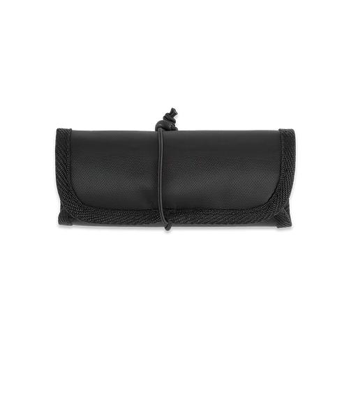 Roll-Up Tech Organizer in Black with Gray
