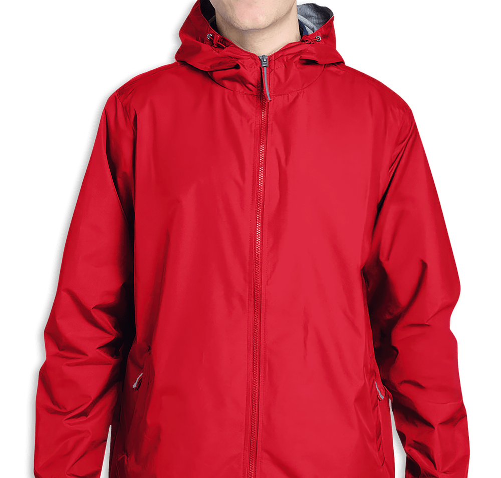 Charles River Portsmouth Hooded Windbreaker Jacket-default