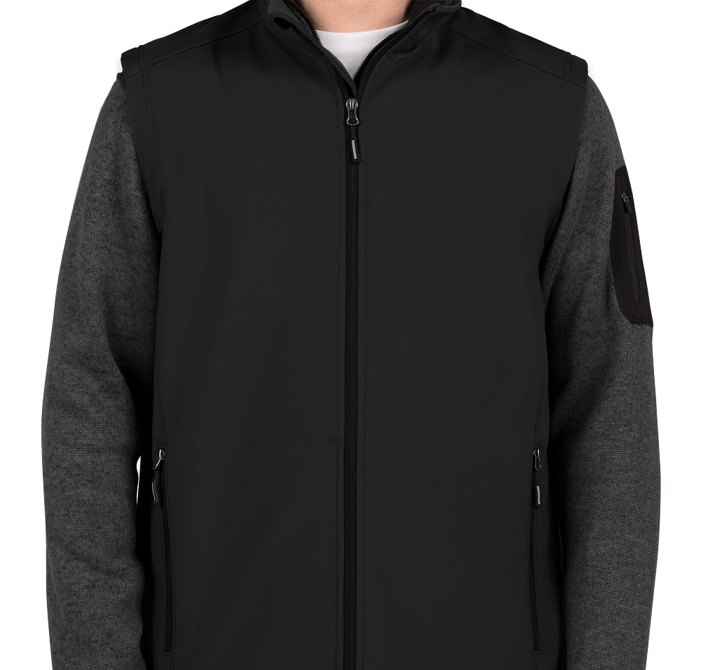 Core 365 Fleece Lined Soft Shell Vest - Printed-default