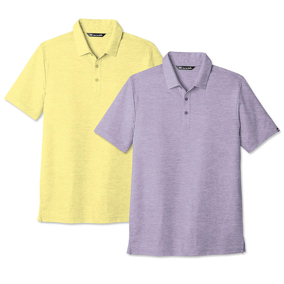 TravisMathew Oceanside Heather Performance Polo