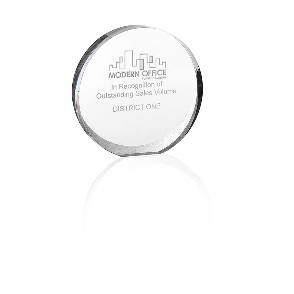 Laser Engraved Medium Orbit Award