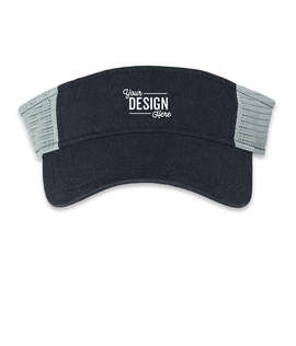 Sportsman Pigment Dyed Trucker Visor - Color: Navy / Stone