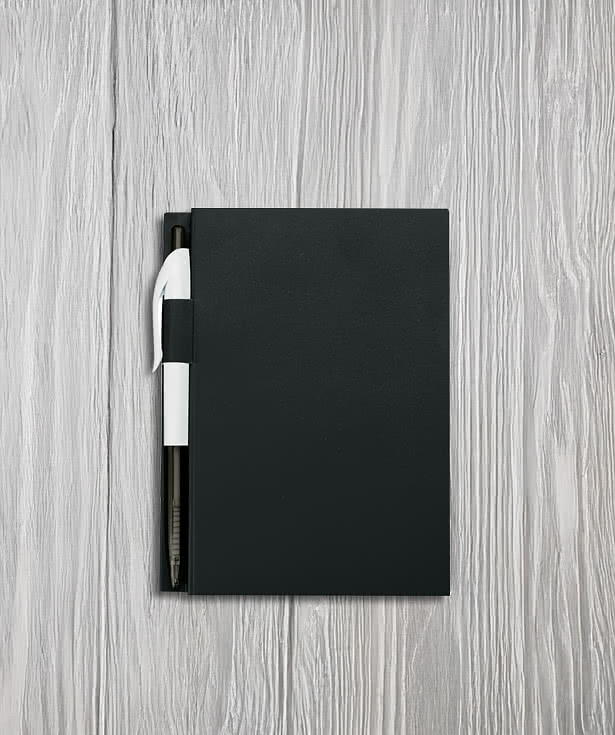 Medium Soft Cover Notebook with Pen