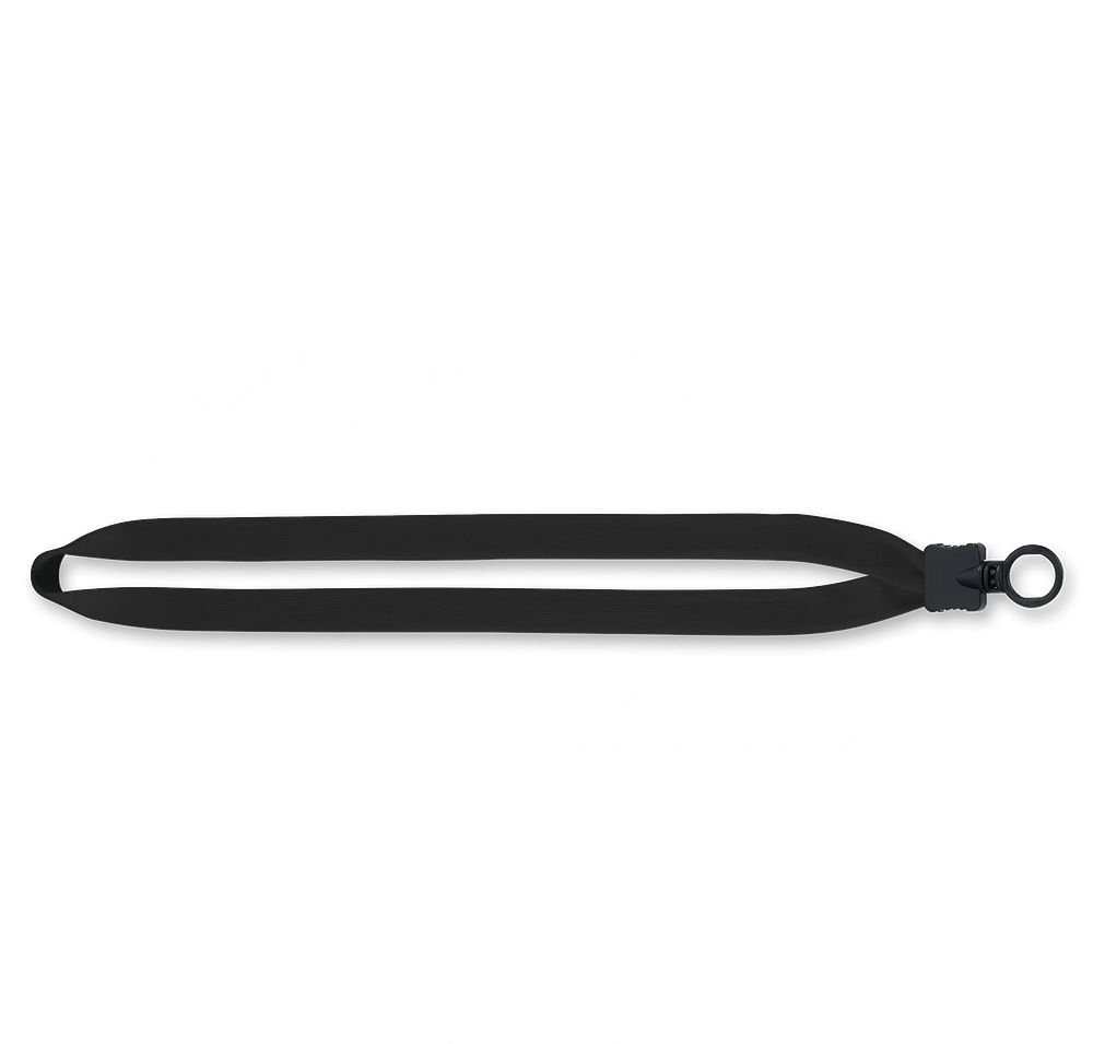 3/4" Cotton Lanyard with Plastic O-Ring and Clamshell-default