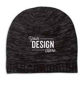 District Spaced-Dyed Beanie - Color: Black / Charcoal