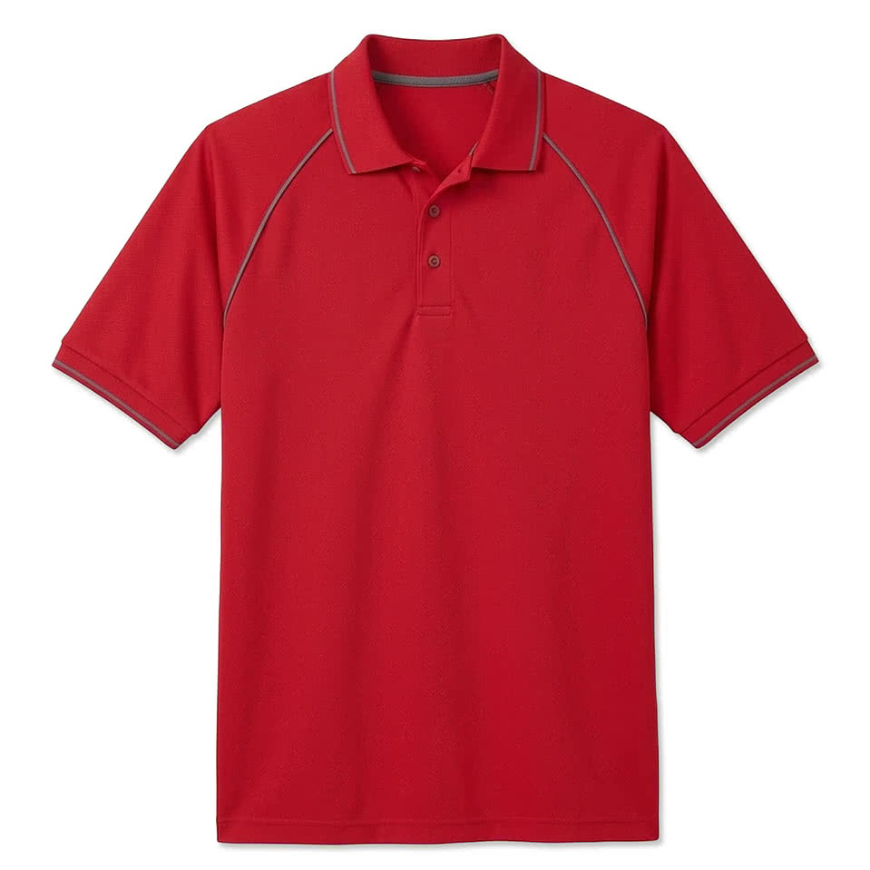 Blue Generation BLU-X-DRI Tipped Performance Polo - Embroidered