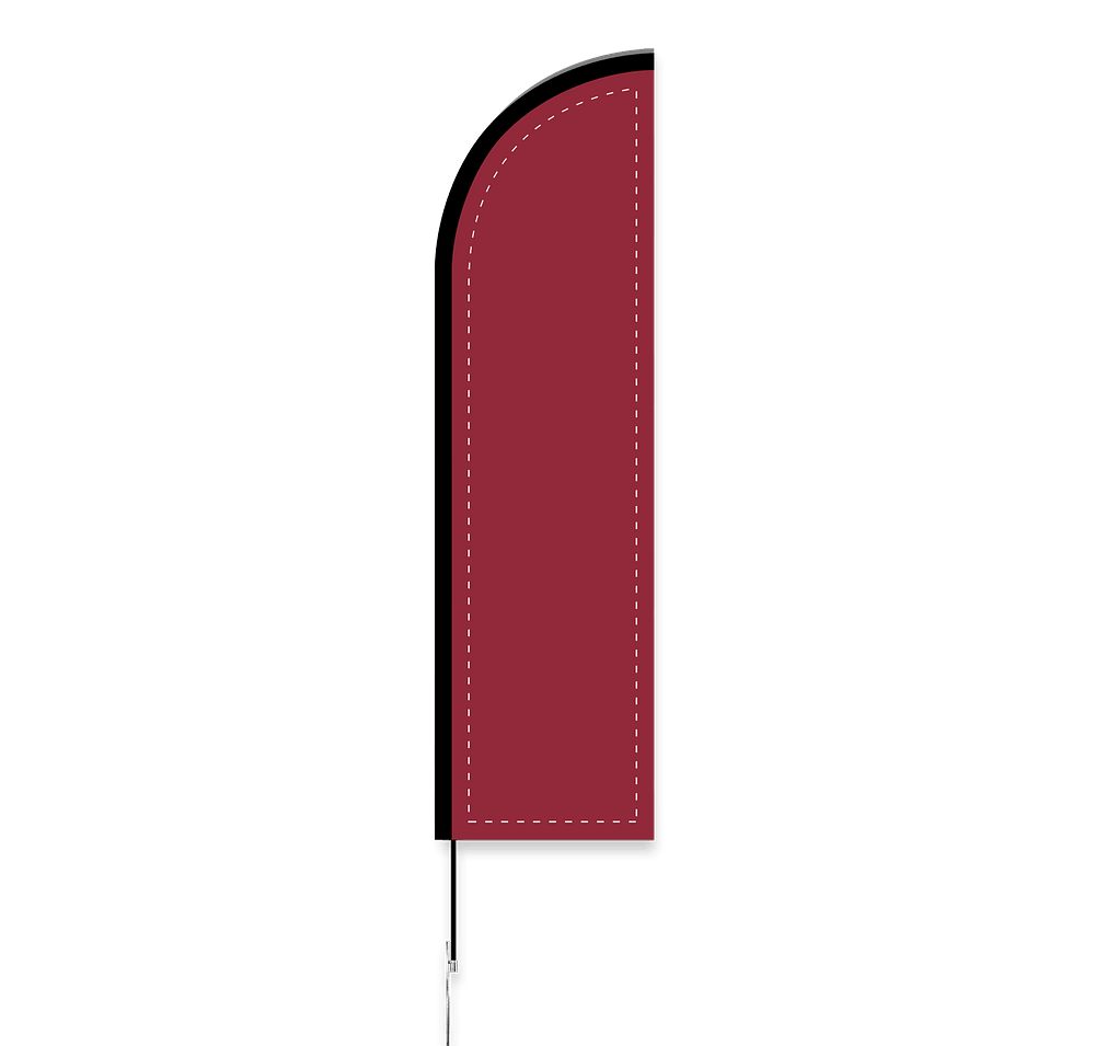 Full Color 8' Feather Flag with Ground Stake-default