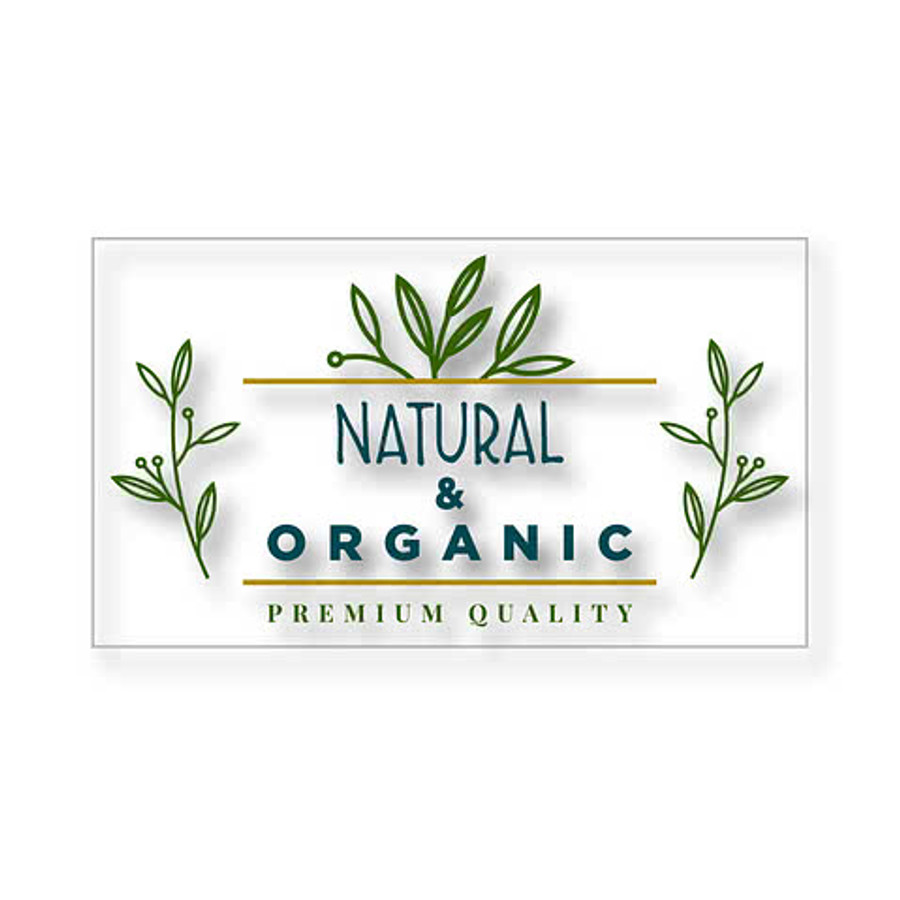 Full Color 3.5 in. x 2 in. Clear Rectangle Sticker in Clear