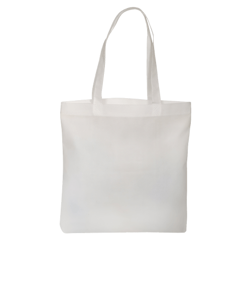 Non-Woven Tote Bag in WHITE