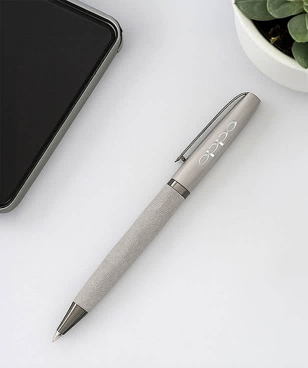 Alethea Textured Metal Pen