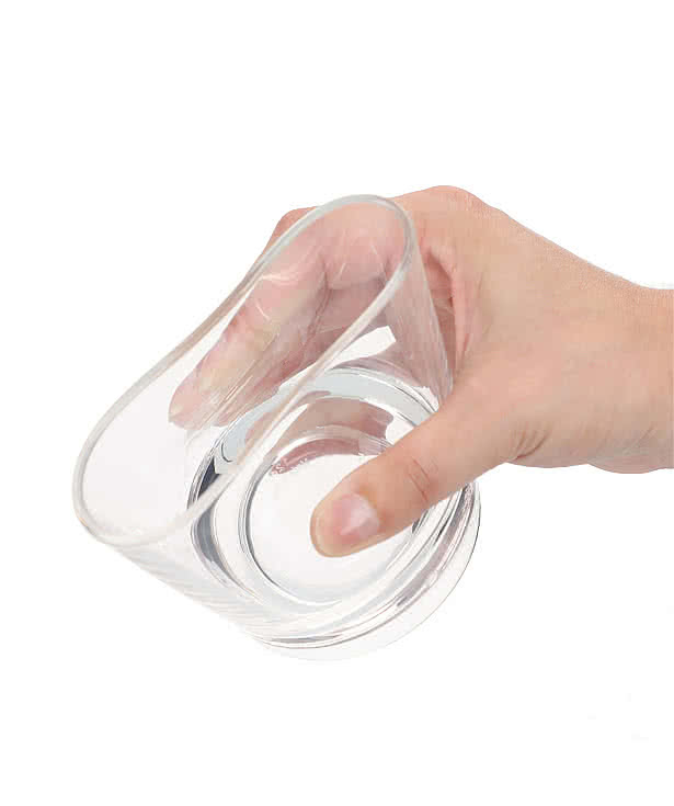 Silipint Laser Engraved 12 oz. Silicone Clear Rocks Glass