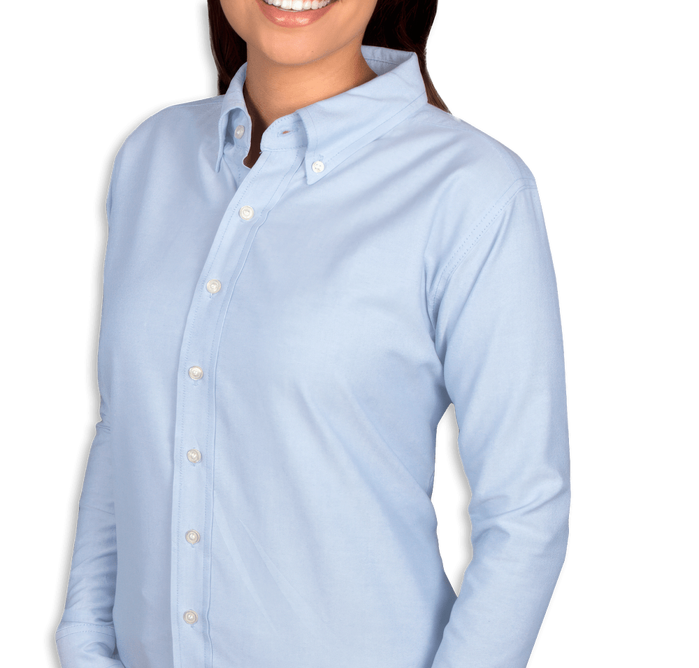 Blue Generation Women's Oxford Dress Shirt-default