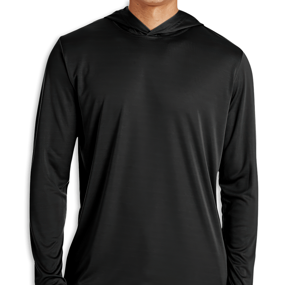 Team 365 Zone Hooded Long Sleeve Performance Shirt-default