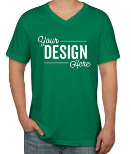 Canada - Bella + Canvas Jersey V-Neck T-shirt - Color: Kelly