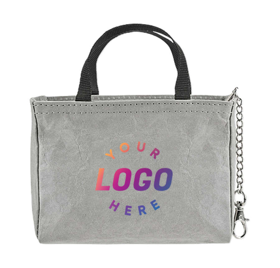 Full Color Out of The Woods Seagull Micro Tote Bag in Stone