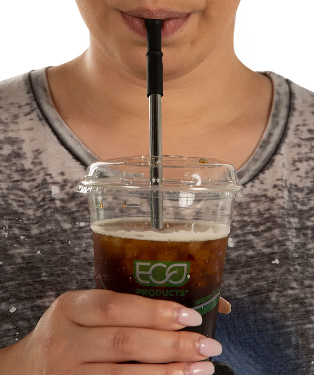 Stainless Steel Reusable Straw Set