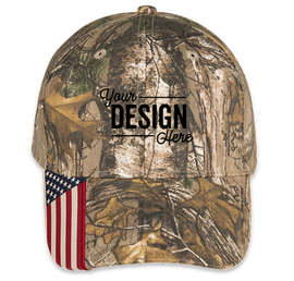 Outdoor Cap Realtree Xtra® Camo American Flag Hat - Color: Realtree Edge