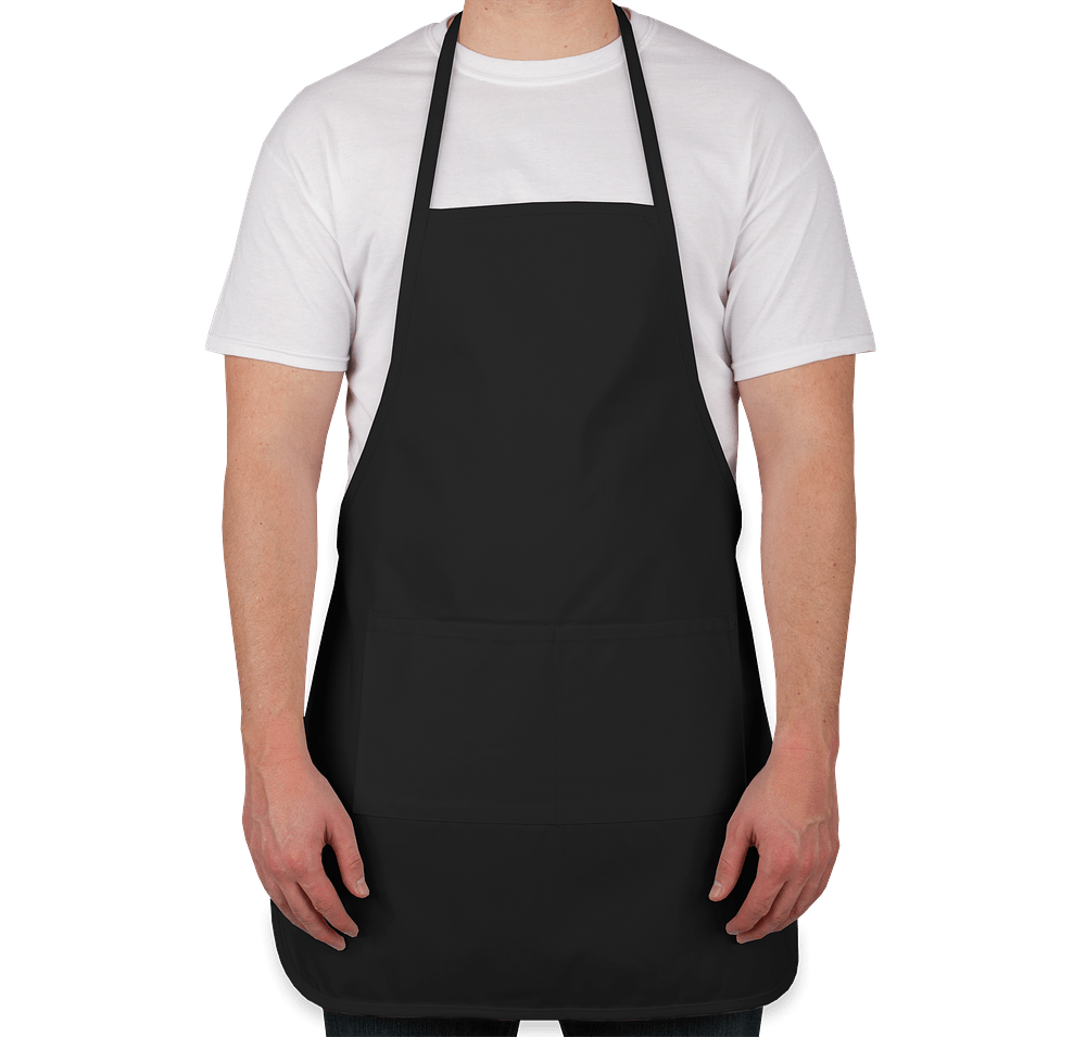 Liberty Bags Butcher Block Medium Length Two-Pocket Apron-default