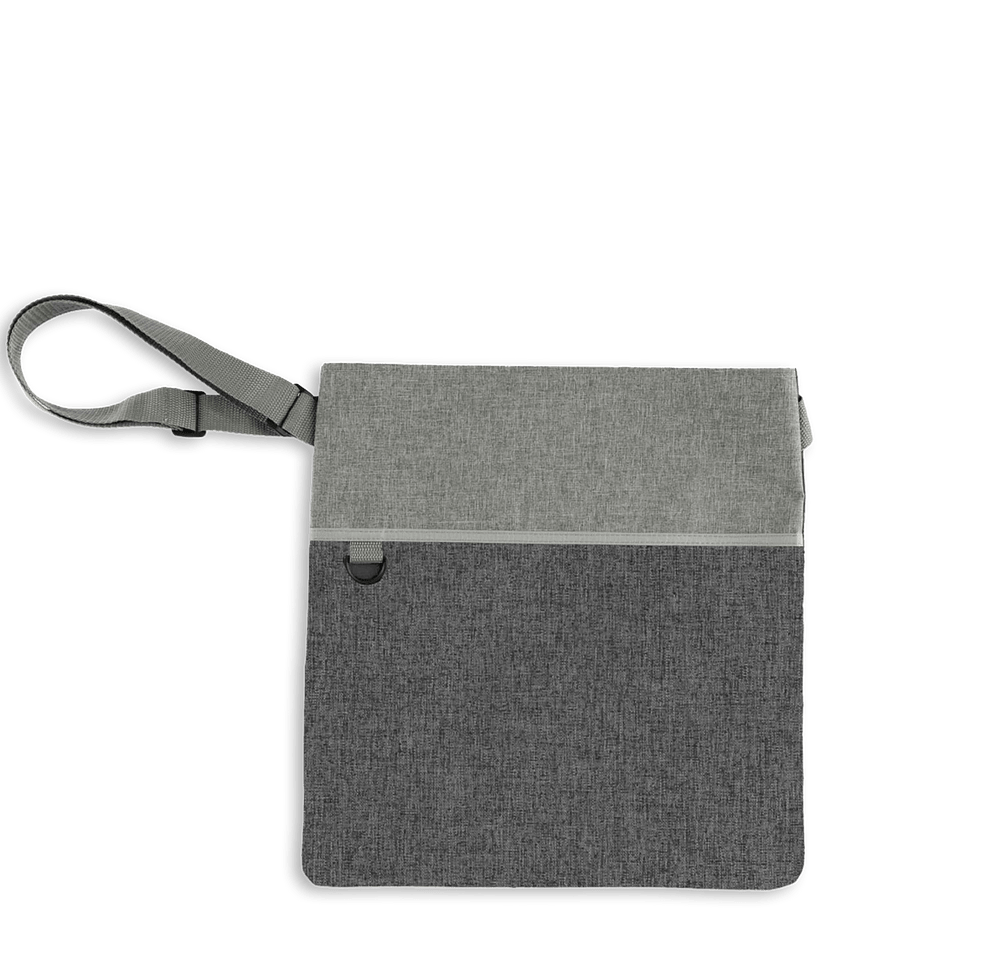 Double Heather Recycled Crossbody Tote Bag-default