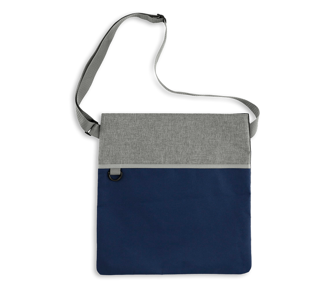 Double Heather Recycled Crossbody Tote Bag-default